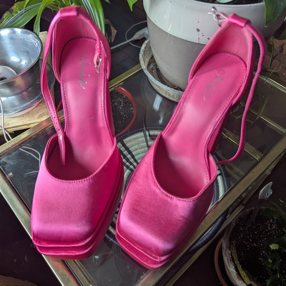 Pink Platform Shoes